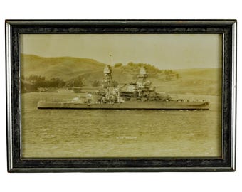 USS Arizona Pre‑War Studio Photograph, c. 1920