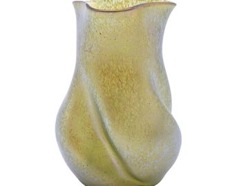 Loetz Candia Papillon Iridescent Art Glass Vase - Bohemian Art Nouveau, Circa 1900
