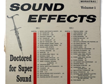 Sound Effects Record – Audio Fidelity DFM 3006 Mono 1960 High Fidelity Demonstration LP