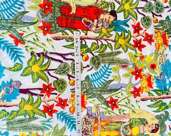 Tela de algodón con rayas rojas y rosas únicas: material de costura, tela para ropa de mujer, se vende por yarda.