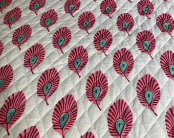 Tela de acolchado de rombos, tela de algodón indio, tela para camino de mesa, tela para chaqueta de mujer, tela para decoración del hogar,
