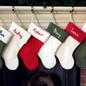 Personalized gift wrap wrapping Christmas xmas NIP Stephanie stockings white