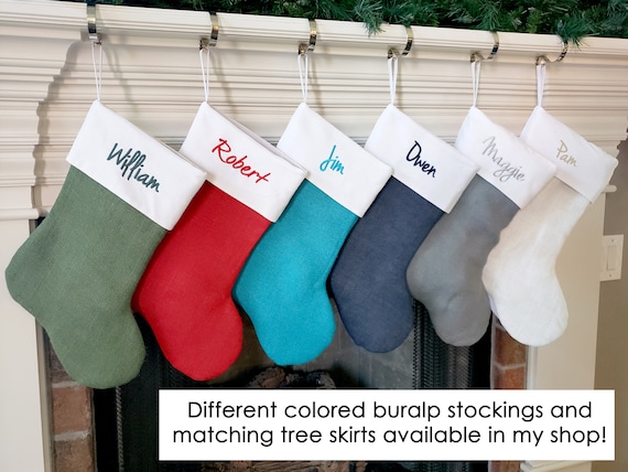 Christmas Stocking. Personalized Christmas Stocking. 8 Styles 