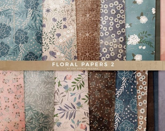 Floral 2 Digital Papers