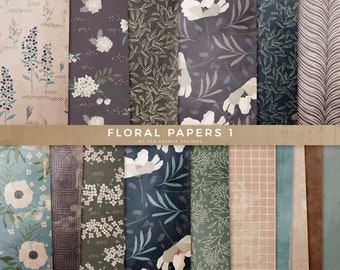 Floral 1 Digital Papers