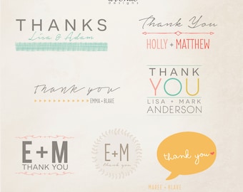 Thank You Word Overlays  vol.5