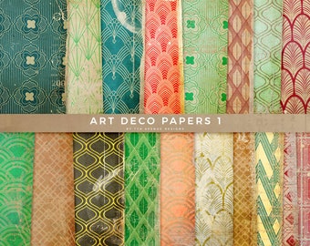 Vintage Art Deco 1 Digital Papers