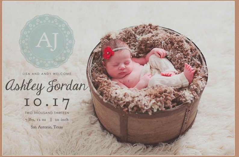 INSTANT DOWNLOAD Birth Announcement Words Overlays vol.6 image 3