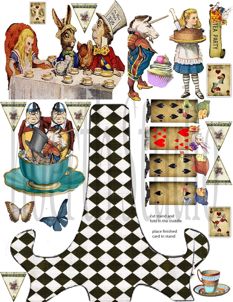 printable-alice-in-wonderland-pop-up-book-page-kit-printable-etsy