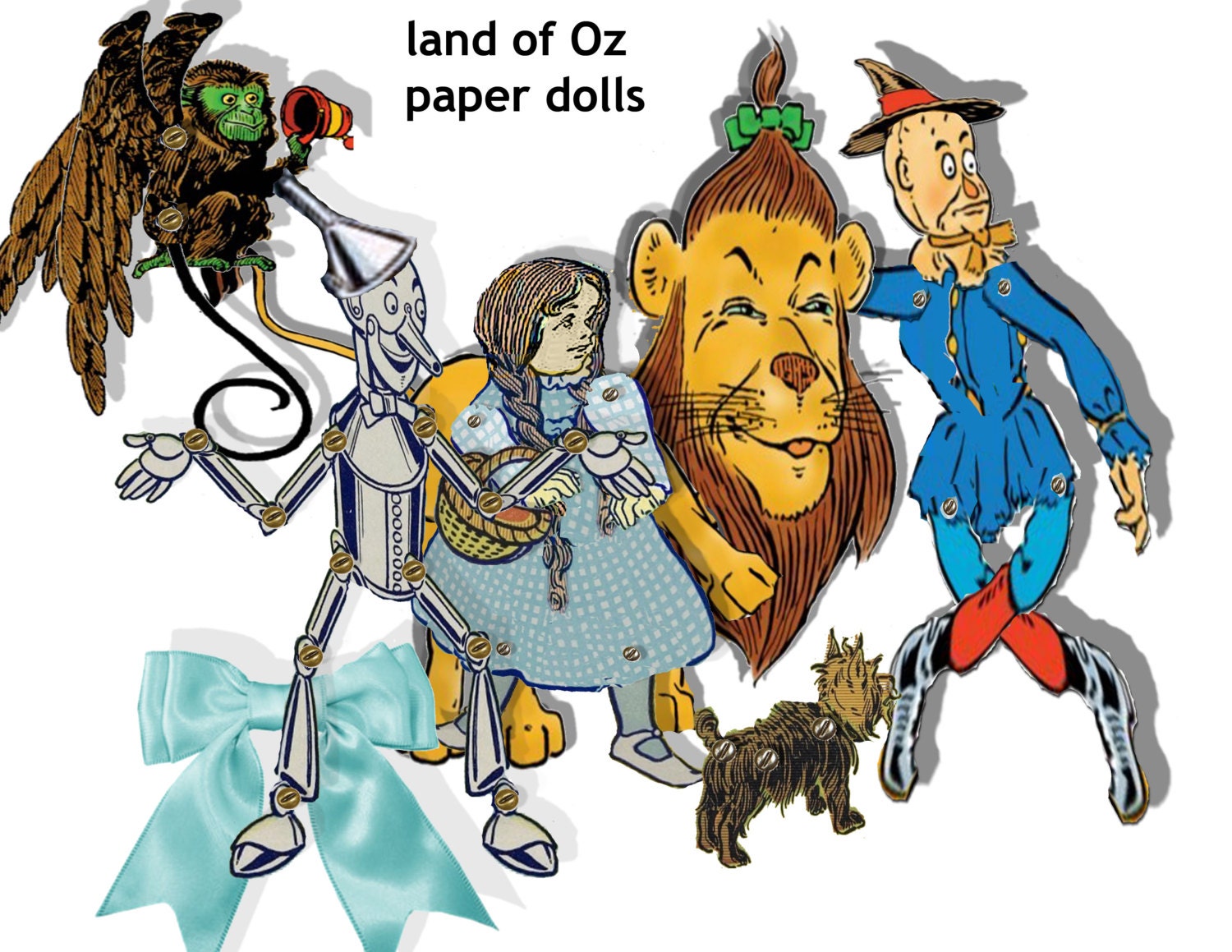 wizard of oz paper dolls
