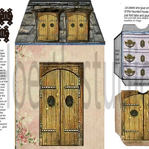 Printable Fairy House Foldable Collage Sheets Accordion Style Foldable ...