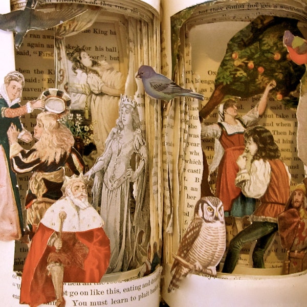 Altered Book   Grimm's Fairy Tales