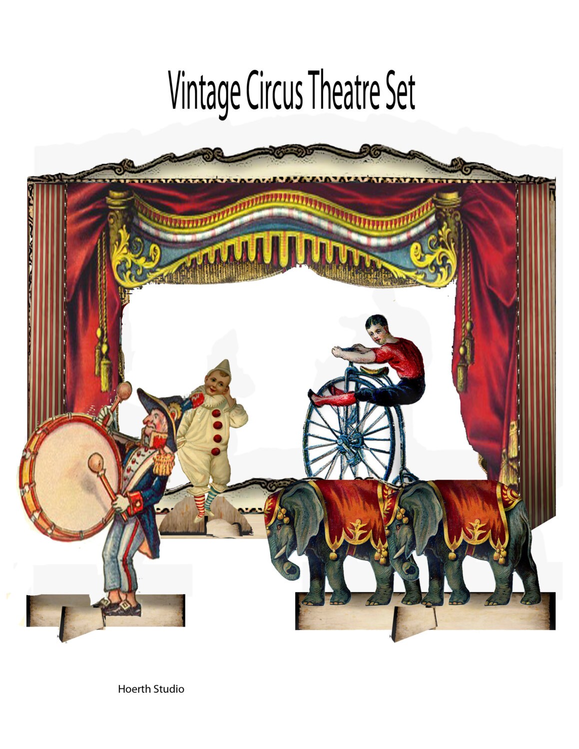 Printable Vintage Circus Big Top Show 3 Collage Sheets To Etsy Printable Vintage Circus Big Top Show 3 Collage Sheets To Etsy