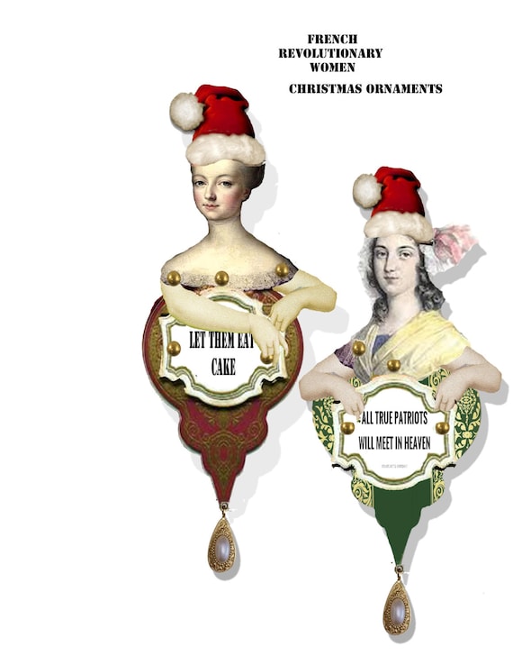 Printable Christmas Tree Ornaments Historical French Etsy image 0 - Printable Christmas Tree Ornaments Historical French Etsy