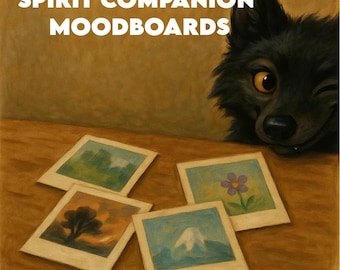 スピリットコンパニオンムードボード：世界の芸術的コラボレーション