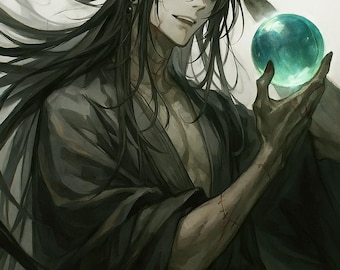 L || Dark Elf Spirit Companion, Divination and Strength, Desire, Infernal companion,