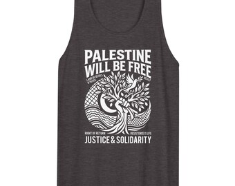 Palestine will be free. Men’s premium tank top - Palestine will be free. Camiseta de tirantes premium hombre