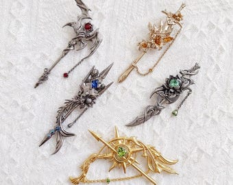 Love & Deepspace Fan Art Impression Pins | Game Character Collectible