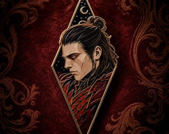 Blood of Dawnwalker Corn Inspired Enamel Pin, Video Game Fantasy Gift Enamel Pin, Gift for Fans