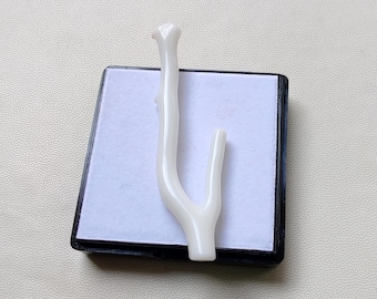 Vendo ramo di corallo bianco antico naturale al 100%, pietra preziosa giapponese lucidata, creazione di gioielli 20,55 CRT
