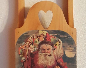 Old Fashioned Santa Wood Sled