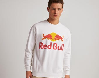 Redbull Lover Sweatshirt, Energy Drink Gift, Racing Present, Unisex Crewneck Fleece