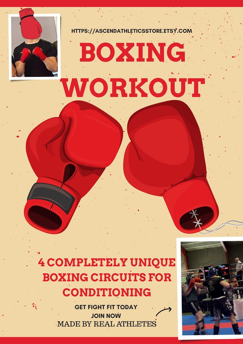 Combat Circuit Training | Boxing Fitness Plan (PDF) - Etsy