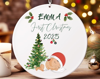 Baby's First Christmas Bauble Gifts,Baby 1st Christmas Decoration, Baby Newborn Gifts,Unique Babys First Christmas Gifts,Xmas Gifts for Baby