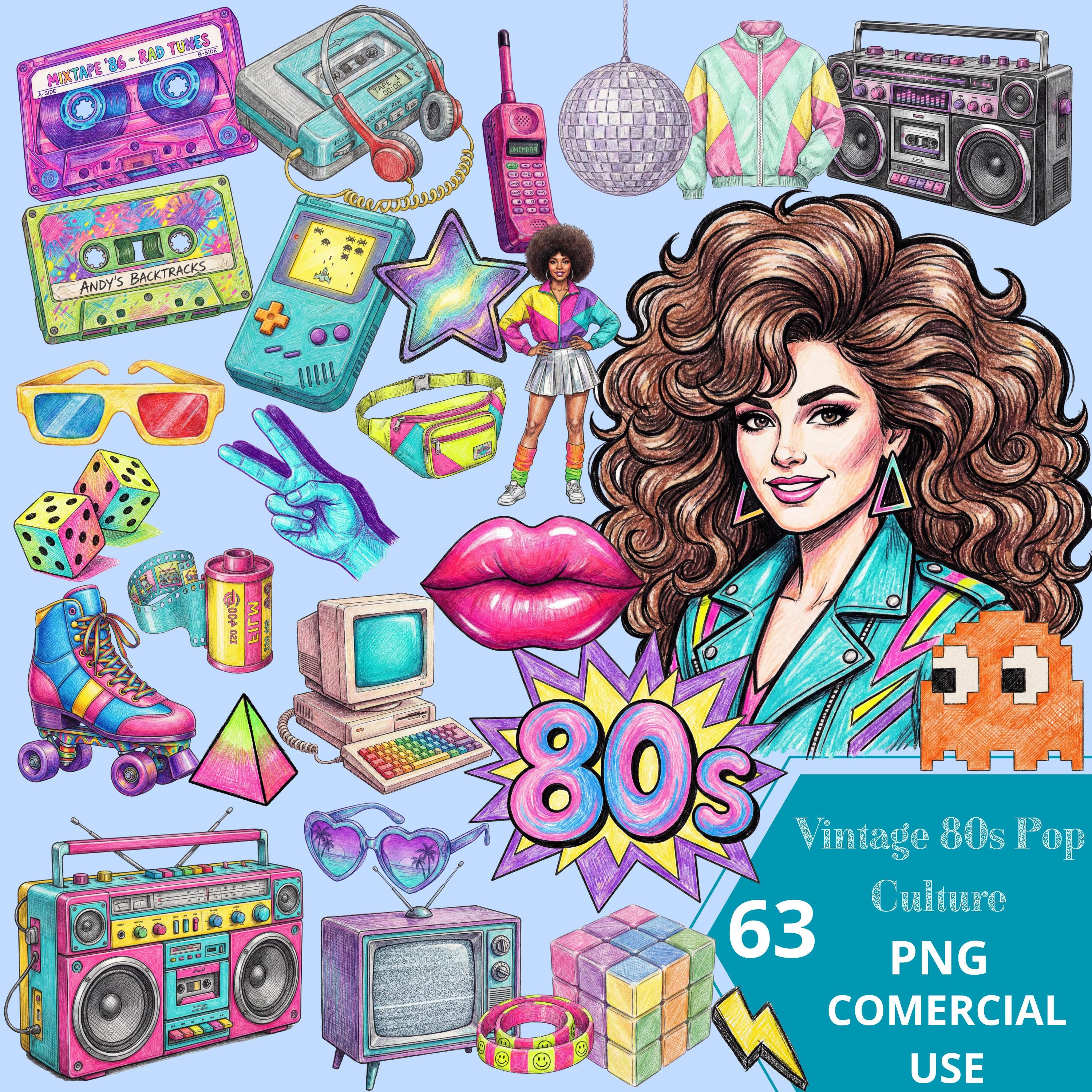 80s pop culture art - Etsy 日本