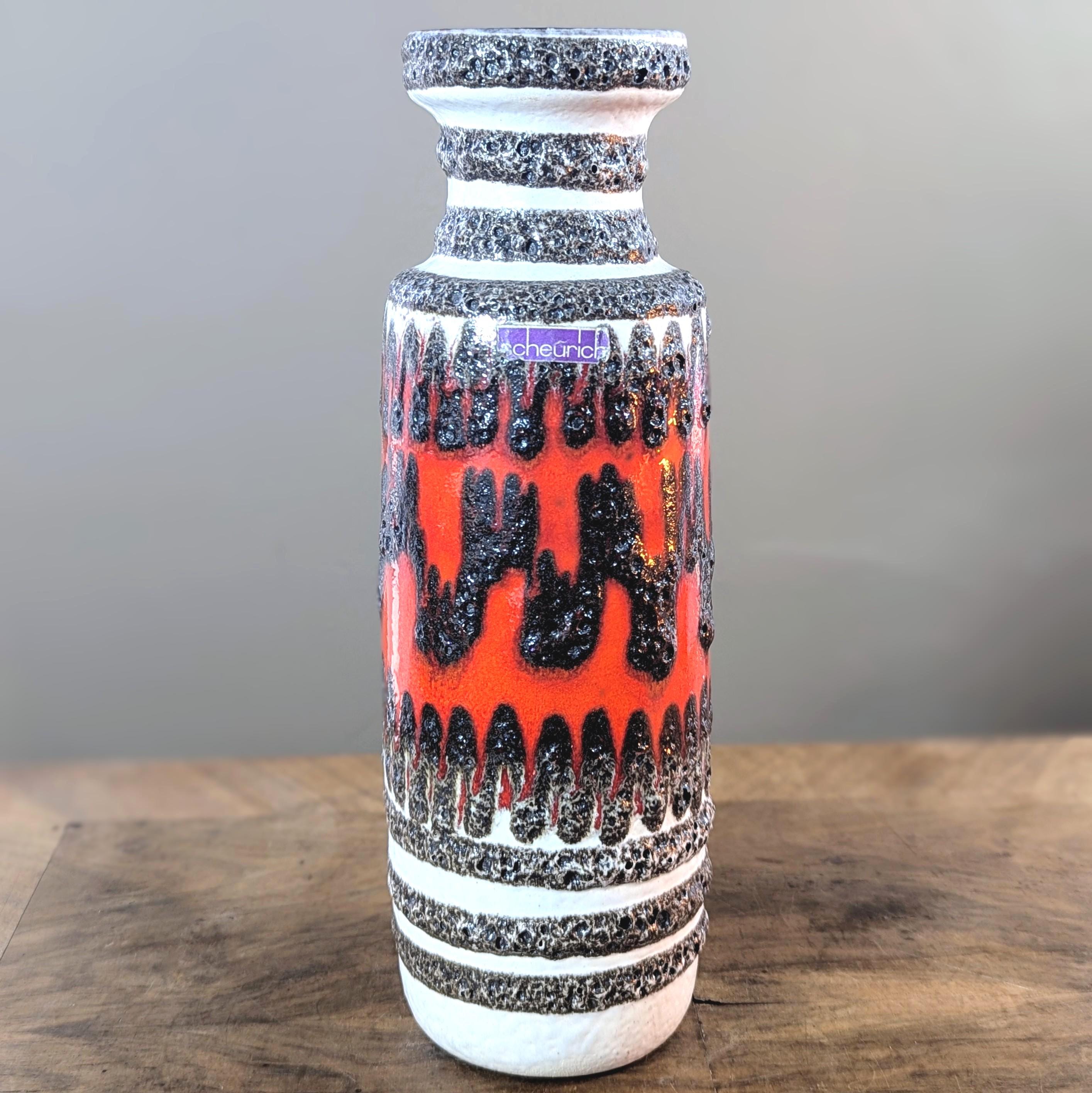 【ドイツ Scheurichの花瓶 】Fat Lava 335 Fat Lava--Scheurich-- | Fat Lava & German Art Pottery