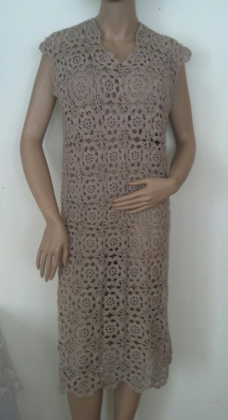 Elegant Crocheted Dress W/coat & Jacket Made to Order Etsy