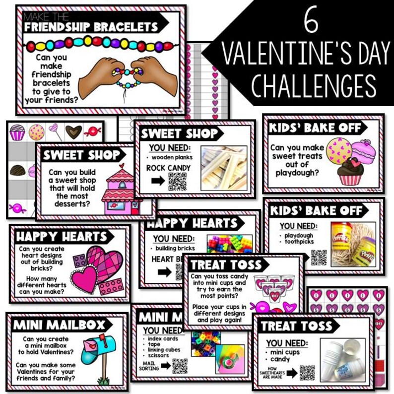 Valentine's Day STEM Bins® Team Building STEM Activities - Party ...