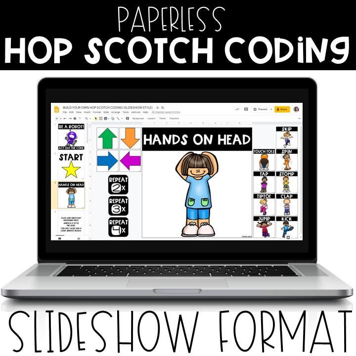 Hop Scotch Coding Game: Unplugged Programming for Kids (google Slides ...