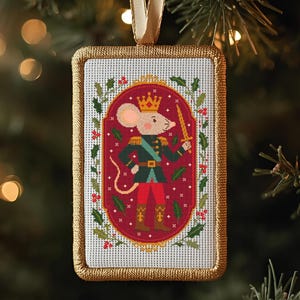Nutcracker Mouse King Cross Stitch Pattern: Christmas Embroidery (PDF)