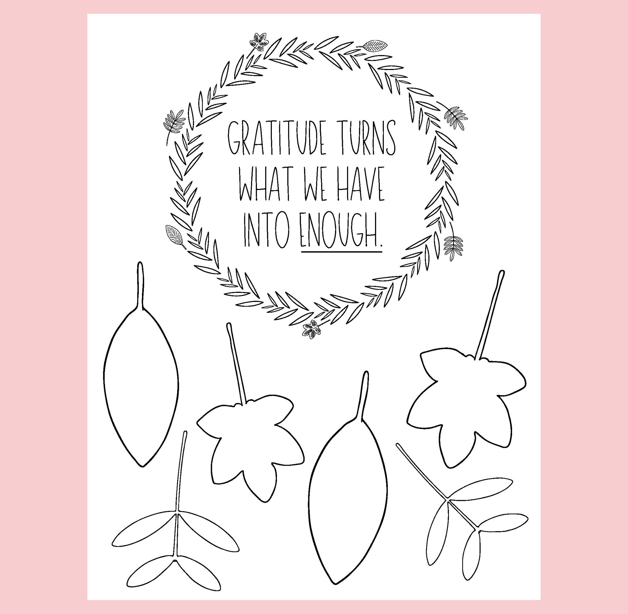 Gratitude Pack. PDF Printable. Instant Download. Thankfulness Tracker ...