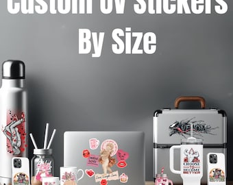 Custom UV DTF Decals, Wholesale Gang Sheet Stickers, Custom Transfers