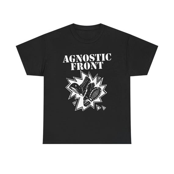 Agnostic Front Shirt Vintage Hardcore Punk Band Tee NYHC Graphic T