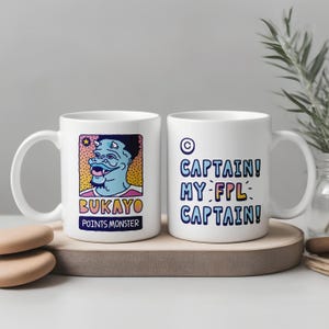 Fantasy Football FPL-mugg | Fotbollsfanpresent | Dubbelsidig fotbollsmugg | Fantasy League-mugg | Bukayo Saka-tryck | Sportkaffekopp