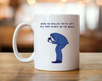 Fantasy Football FPL Tasse | Mini League Scherzbecher | Illustriertes Fußball Fan Geschenk | Fußball-Tasse | Fantasy Fussball Preis | Geschenk für Freund