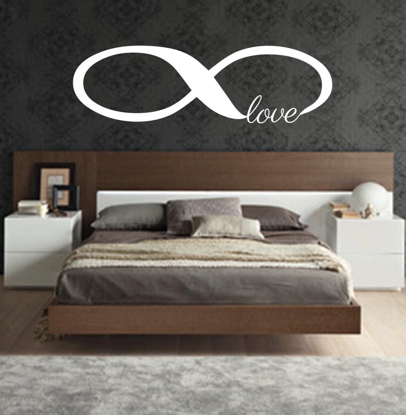 Love Infinity Bedroom Wall Decal Bedroom Dining Living Art Etsy