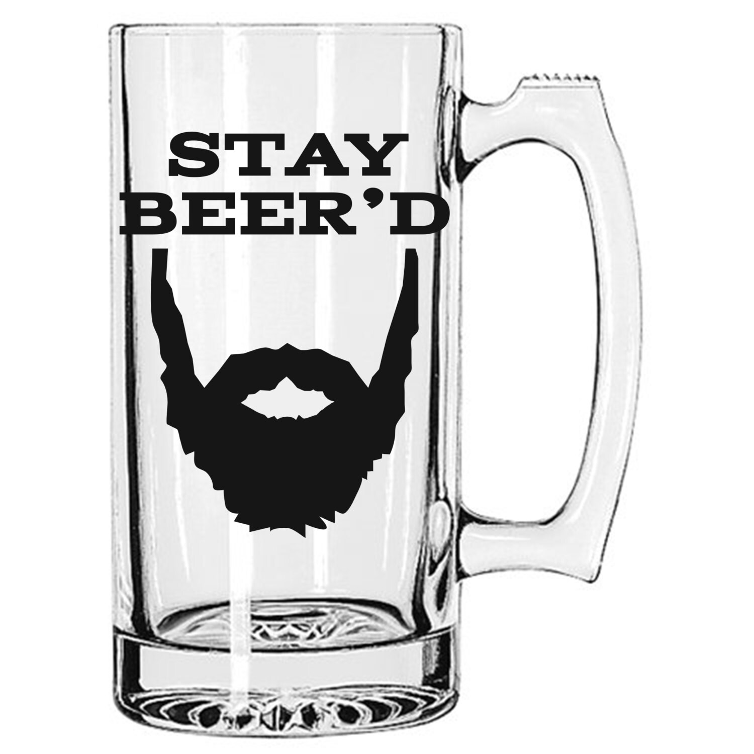 Stay Beer'd The Original 25 oz Beer Mug beard beer mug Etsy