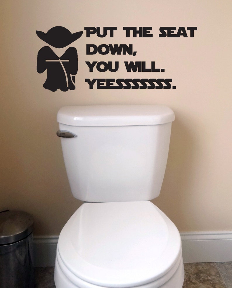 Bathroom Wall Decals Kids Décor Wall Toilet Decal Wash Flush Etsy