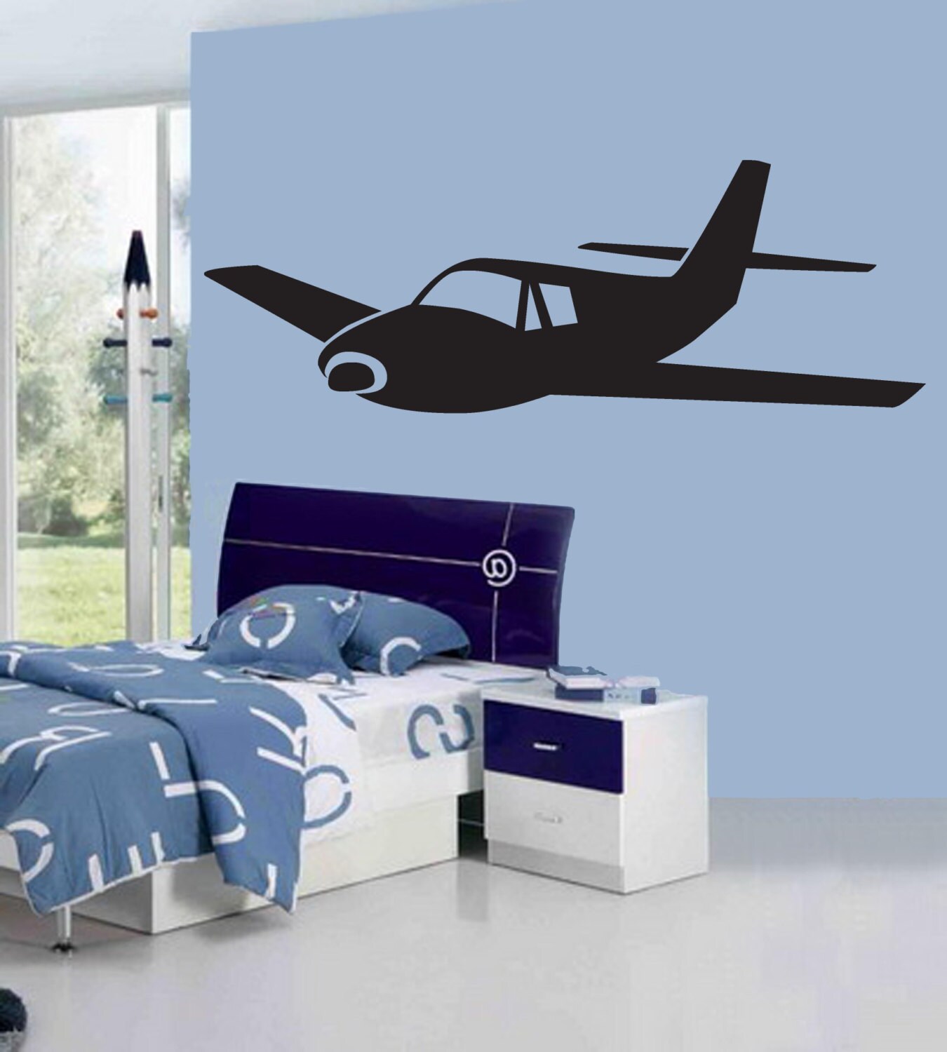 Plane Wall Decal Prop Charter Jet Fighter Plane Living Room Etsy Plane Wall Decal Prop Charter Jet Fighter Plane Living Room Etsy