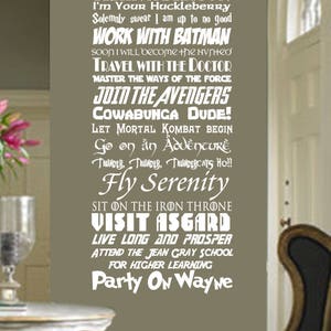 Geek to Do List V5 Wall Decal CUSTOMIZABLE Fantasy Geekery Storybook ...