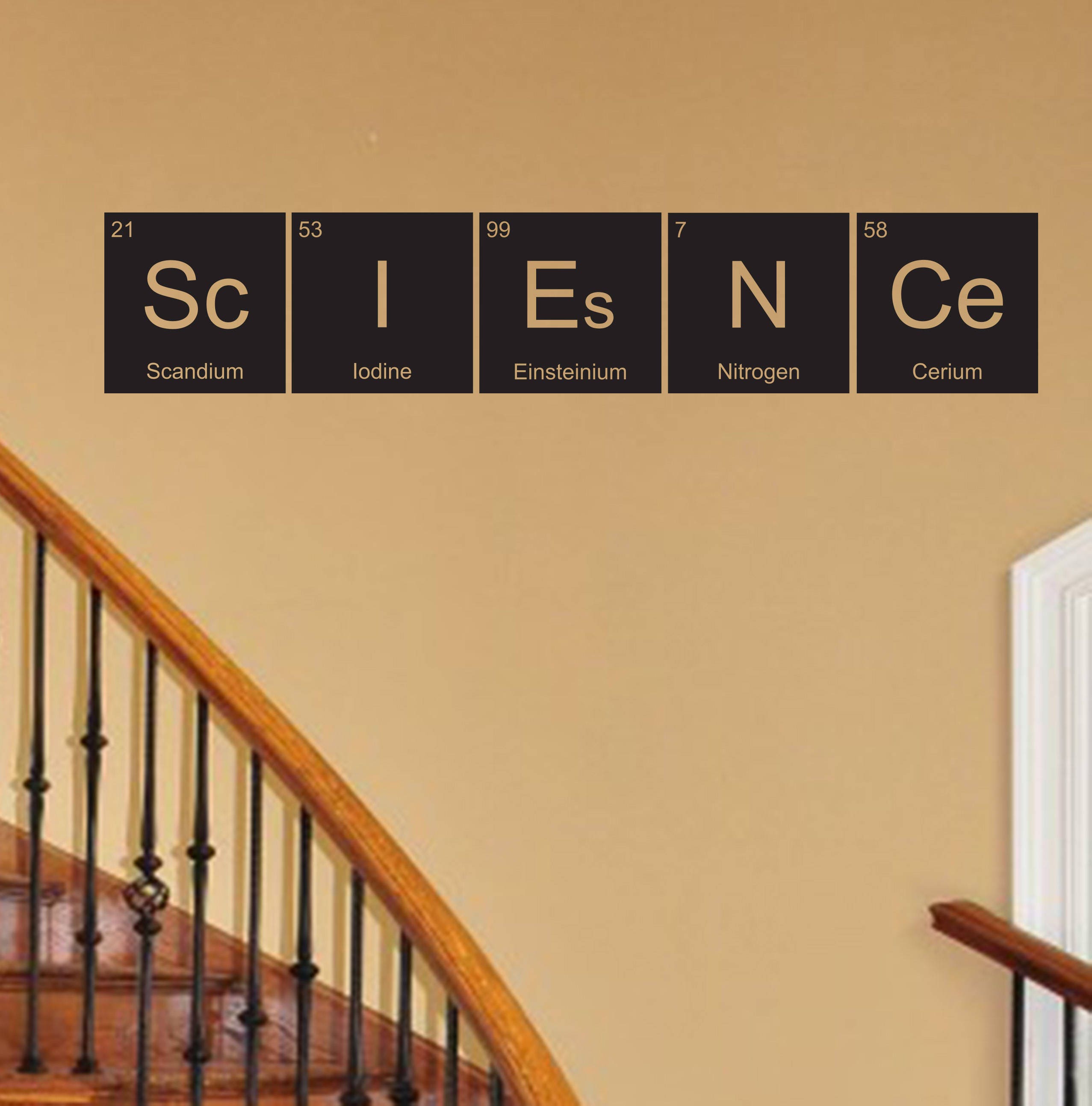 Science CUSTOMIZABLE V2 Decal Periodic Table Elements Classroom Decor ...