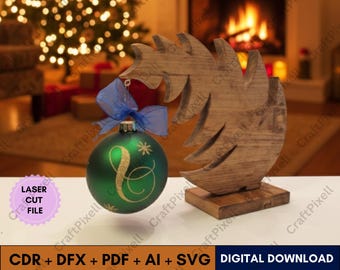 Christmas Tree Laser Cut Files, CNC Router, Glowforge (Digital Download)