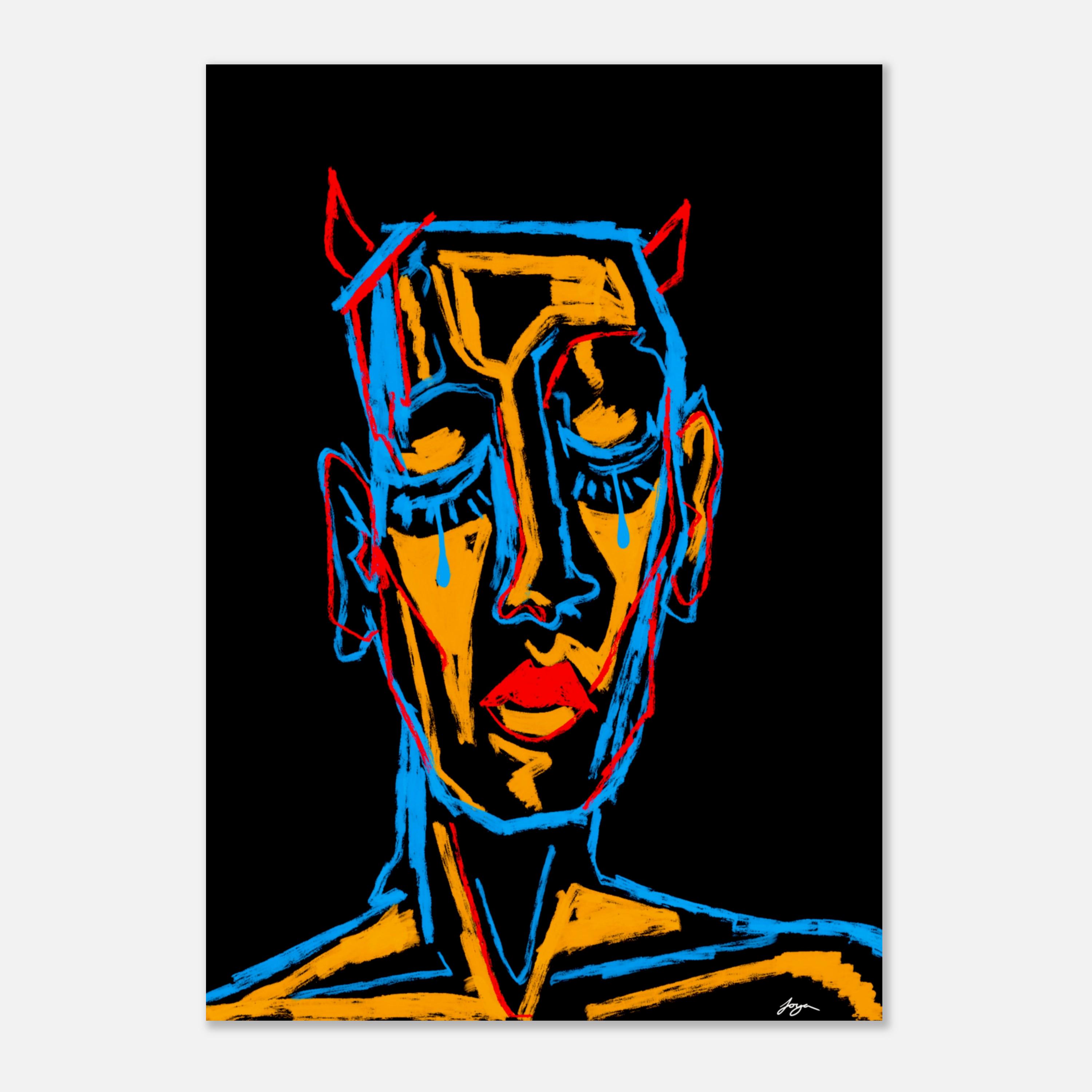 Devil in Tears Matte Paper Poster - Etsy