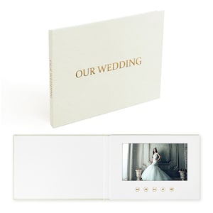 Custom Video Book, Personalized Video Album, Video Gift with Sound, Wedding Gift, Birthday Gift, Anniversary Gift, Christmas Gift