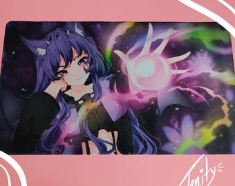 Mousepad / TCG Spielmatte "Tenity" / 70 cm x 40 cm / 3 mm Dicke / German Vtuber / Tenity Design