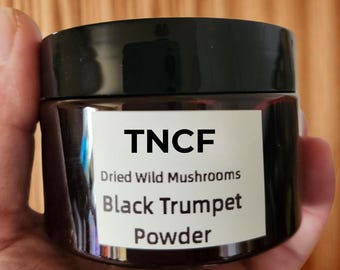 Black Trumpet Mushroom Powder - 1oz